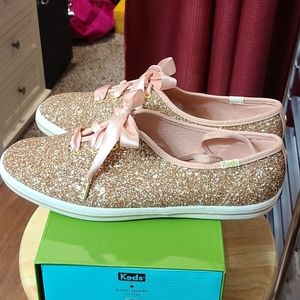 New Rose Gold Kate Spade Keds